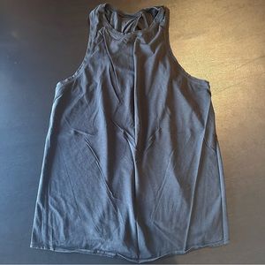 Black lululemon “all tied up” tank in black, size 8